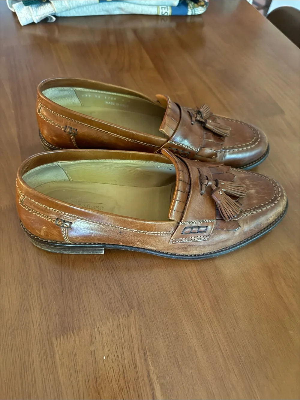 Vintage Johnston & Murphy Brown Leather Loafers
